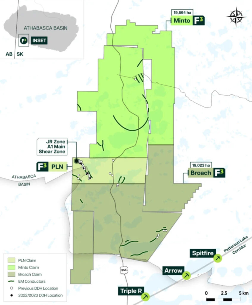 F3 Uranium’s high-grade resource stands out in Athabasca F3 Uranium JR Zone location 1 - The Oregon Group