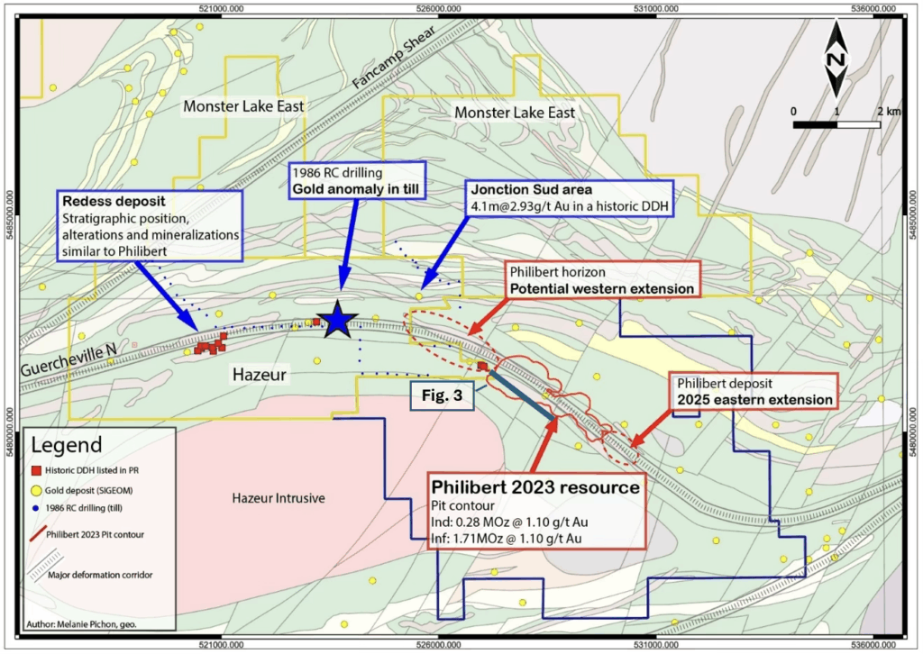 GOLD $30,000: Northern Superior Reports 1.75 g/t Au over 65.0 Metres Including 3.92 g/t Au Over 17.4 Metres, and 101 g/t Au Over 1.0 Metre as part of 11.99 g/t Au Over 9.1 Metres at Philibert (Guest Post by Simon Marcotte) image 2 - The Oregon Group - Critical Minerals and Energy Intelligence