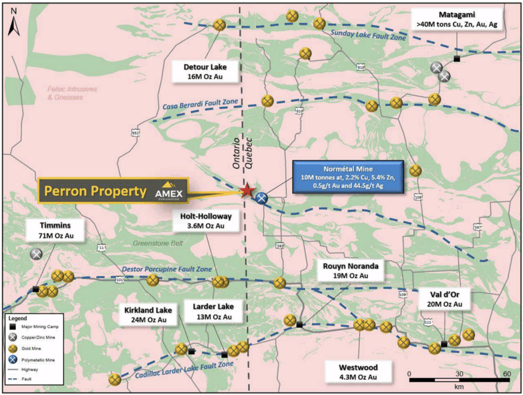 Exploring the Perron Gold project: how AMEX Exploration is unveiling Quebec’s next major mining district AMEX Perron - The Oregon Group - Critical Minerals and Energy Intelligence